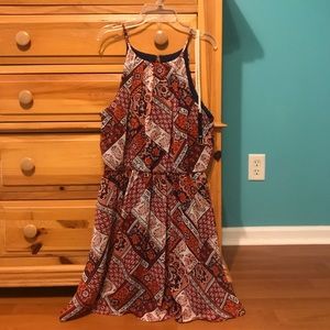 Halter style dress that could be worn anywhere!